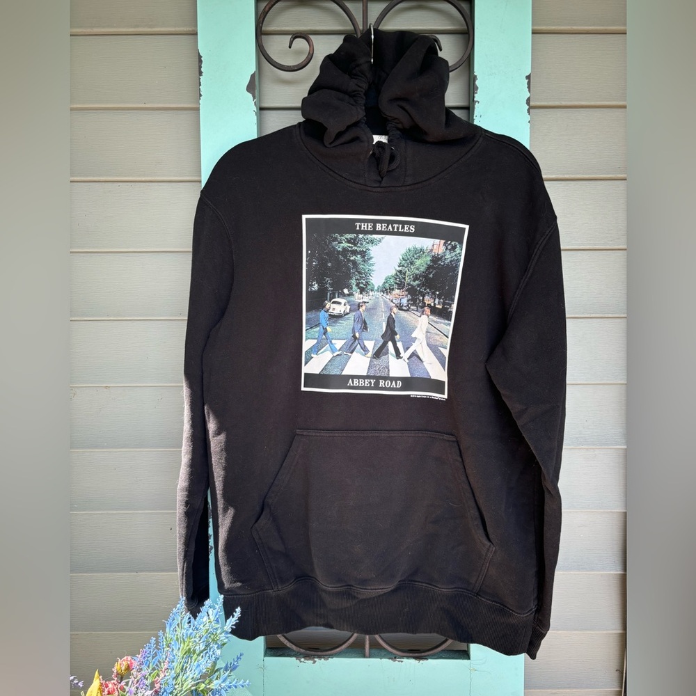 The Beatles Abbey Road Hoodie M UK London Love